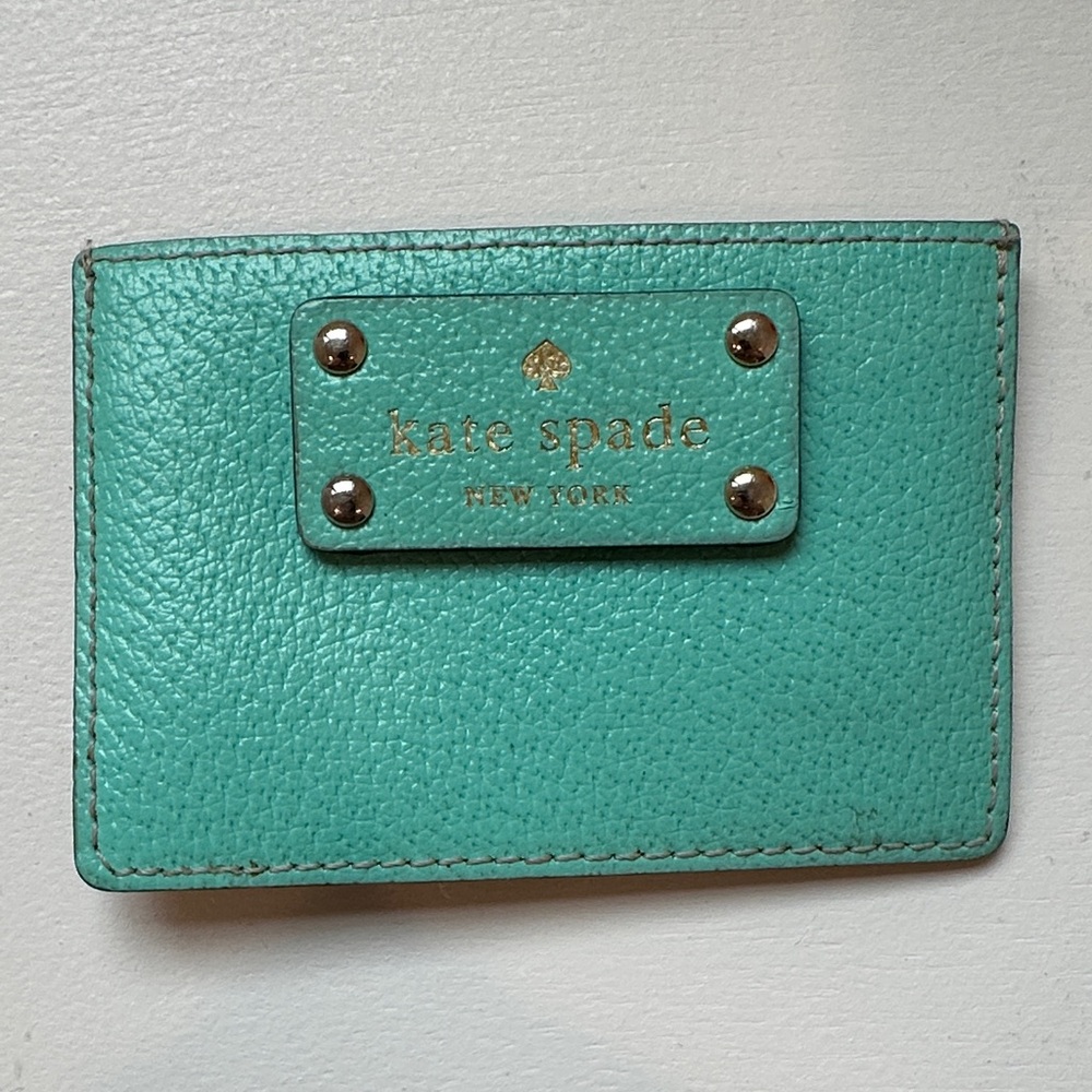 Kate Spade Aqua Card Holder